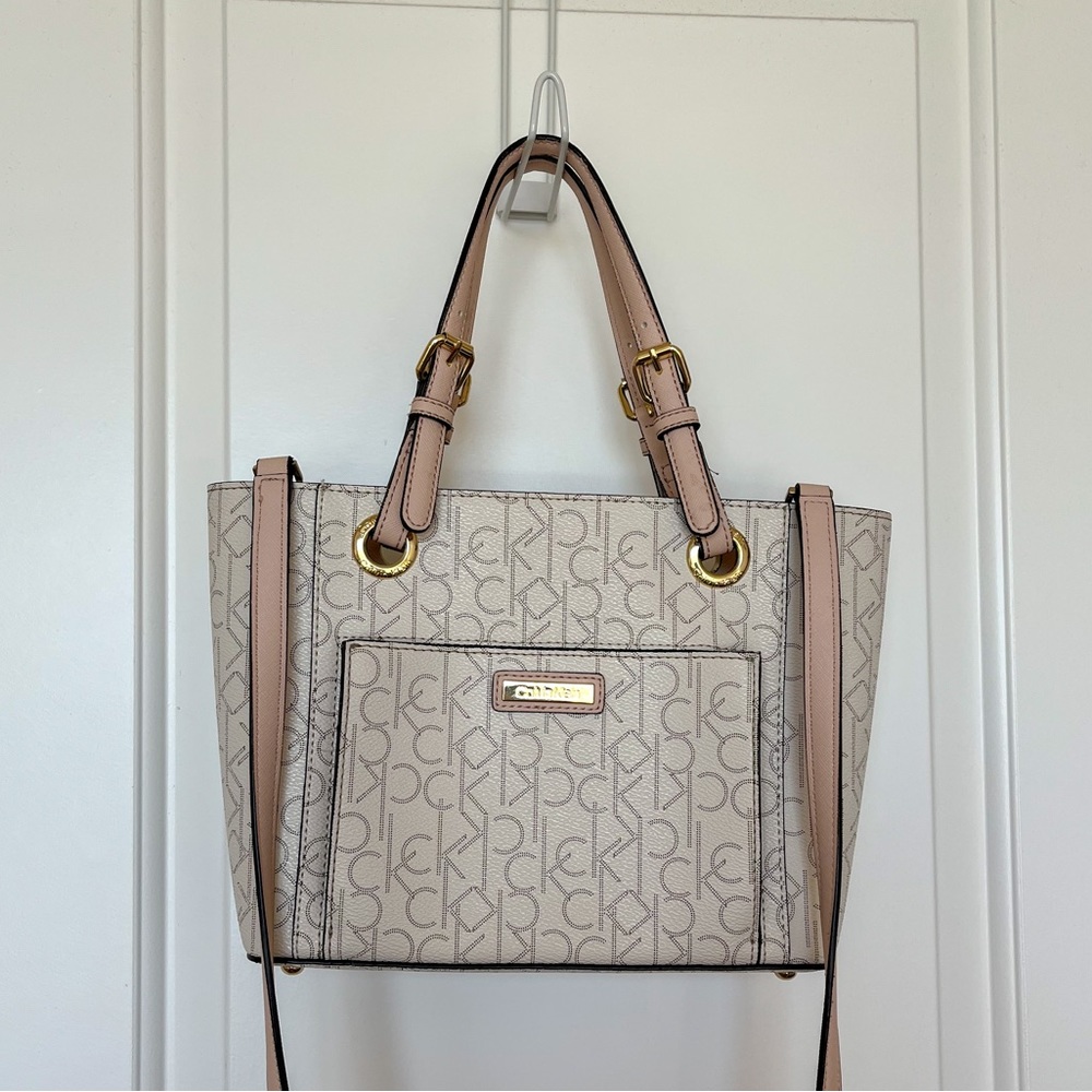 Calvin Klein Logo Monogram Crossbody Bag